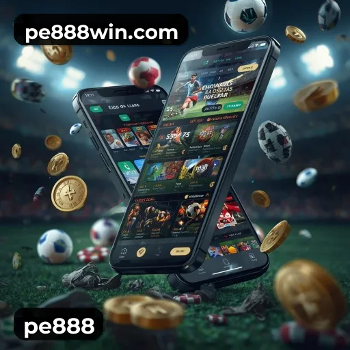 Aplicativo móvel pe888 para iOS e Android